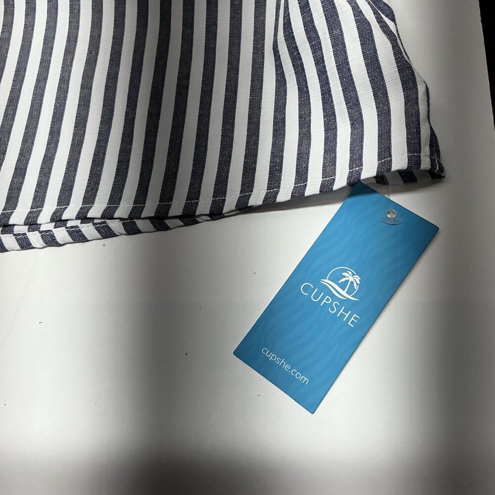 XL Coverup Blue&White NWT - Picture 3 of 8